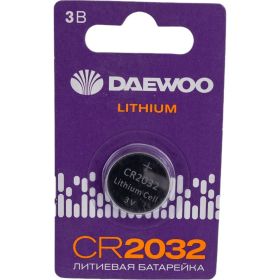 Литиевая батарейка DAEWOO CR2032 Lithium BL-1 5034174 (артикул 27946454) – фото 1