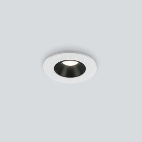 Встраиваемый светильник Elektrostandard 25025 LED 3W 4200K белый черный a056778 (артикул 20849469) – фото 1