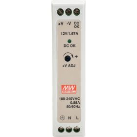 Источник питания Mean Well AC/DC MDR-20-12 20Вт Т00249981 (артикул 16405869) – фото 1