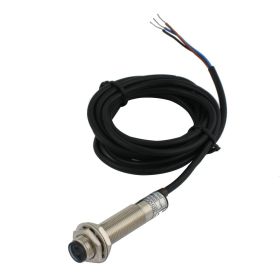 Диффузионный фотодатчик INNOCONT М12x1, зона срабатывания до 10 см, -10 +60 С, 12…24 VDC, IP67, выход: NPN NO, макс. ток 200 мА, время реакции 3 мс, кабель 2 м PES-D12-NO10D (артикул 25909403) – фото 1