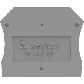 Концевая пластина Degson для DS16, серая, 50 штук D-DC16-01P-11-00Z(H) (артикул 27856244) – фото 1