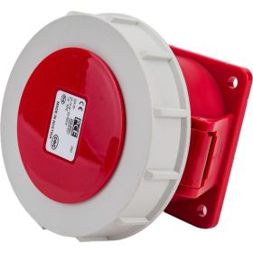 Встраиваемая розетка PCE 32А 400V 3P+N+E IP67 3252-6 (артикул 16040314) – фото 1