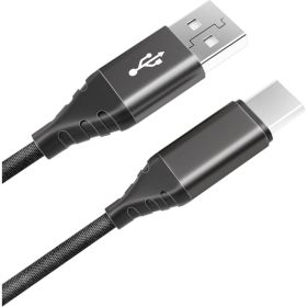 Дата-кабель AKAI USB А-microUSB, черный CBL208BK (артикул 21357352) – фото 1