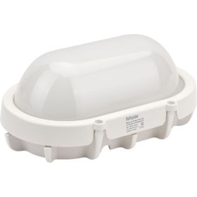 Влагозащищенный светильник Navigator 94 828 NBL-O1-8-4K-WH-IP65-LED аналог НПП 1401 белый овал 94828 (артикул 15525180) – фото 1