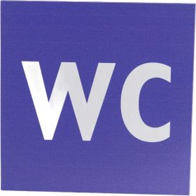 Табличка ""Туалет WC"" Стандарт Знак, 150x150 мм, пластик 2 мм 00-00037980 (артикул 17265714) – фото 1