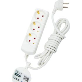 Сетевой удлинитель Grisard Electric белый 3 розетки 3 метра GRE-017-0303 (артикул 27182652) – фото 1