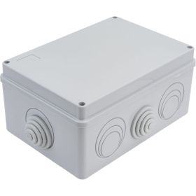 Коробка Экопласт JBS210 КУП 8x12мм, 14 зажимов, 150А, о/п, 210x150x100, 8 вых, IP55 44016KP (артикул 21731944) – фото 1
