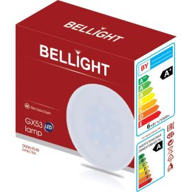 Светодиодная лампа BELLIGHT GX53 9W 750Lm 6500К 85637145 (артикул 26521832) – фото 1