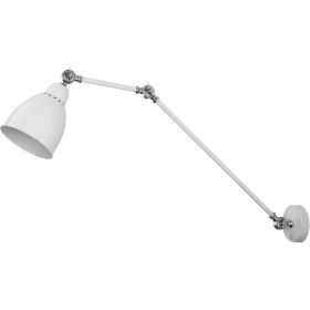 Настенный светильник Arte Lamp BRACCIO A2055AP-1WH (артикул 16269266) – фото 1