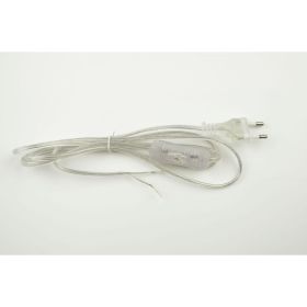 Сетевой шнур с вилкой и выключателем Uniel UCX-C11/02A-170 CLEAR UL-00004433 (артикул 21753382) – фото 1