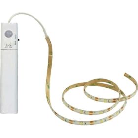 Подсветка для шкафов ГЕЛЕОС H1 на батарейки 4xAAA, теплый свет, лента 1м, LED-H1 (артикул 17738428) – фото 1
