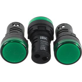 Светосигнальная арматура IEK AD-22DS 24В зеленая ИЭК BLS10-ADDS-024-K06 (артикул 15165773) – фото 1