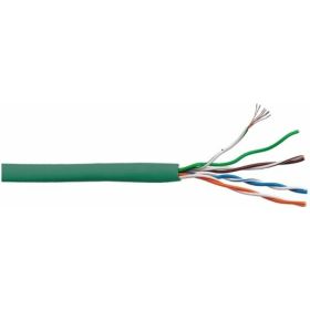 Кабель LANMASTER UTP патч-кордовый, 4 пары, Кат. 5e, LSZH, зеленый, 305м в кат., LAN-5EUTP-PT-LSZH-GN (артикул 23155083) – фото 1