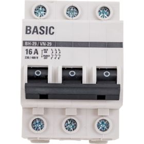 Выключатель ??агрузки EKF 3P ВН-29 Basic 16А SQSL29-3-16-bas (артикул 16126482) – фото 1