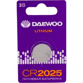 Литиевая батарейка DAEWOO CR2025 Lithium BL-1 5034143 (артикул 27946568) – фото 1