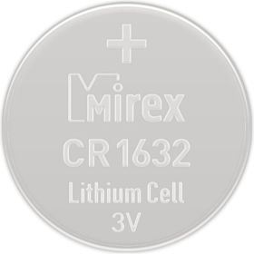 Литиевая батарея Mirex cr1632 3v 1 шт 23702-CR1632-E1 (артикул 27080162) – фото 1