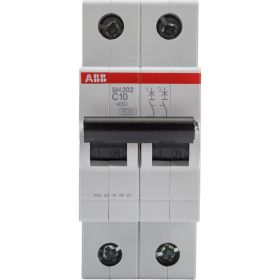 Автоматический выключатель ABB 2-полюсной sh202 c 10 2CDS212001R0104 (артикул 27130874) – фото 1