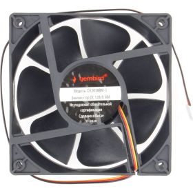 Вентилятор Gembird 120x120x38, подшипник, 3 pin, провод 40 см, D12038BM-3 (артикул 23709261) – фото 1