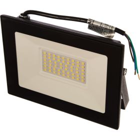 Прожектор Ultraflash LFL-7001 C02 черный LED SMD 230В, 6500К 13328 (артикул 15788878) – фото 1