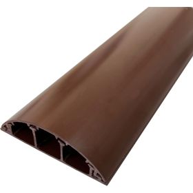 Напольный кабель-канал Урал ПАК Стандарт коричневый 70x16 2м КК-7870016-042 (артикул 27892406) – фото 1