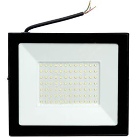 Светодиодный прожектор SAFFIT sfl90-100 ip65 100w 4000k черный, 55230 (артикул 28428728) – фото 1