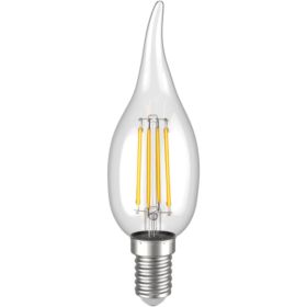 Лампа IEK серия 360 LED, CВ35, свеча на ветру, 5вт, 230В, 4000К, E14 LLF-CB35-5-230-40-E14-CL (артикул 16459888) – фото 1