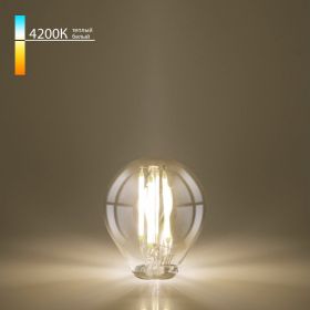 Лампа Elektrostandard Mini Classic F 8W 4200K E27 (G45) (BLE2772) прозрачный a060527 (артикул 25248657) – фото 1