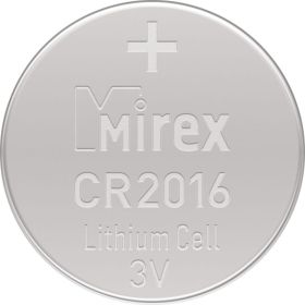 Литиевая батарея Mirex cr2016 3v 4 шт 23702-CR2016-E4 (артикул 27080198) – фото 1
