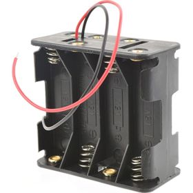 Отсек для элементов питания Robiton Bh8xAA с двумя проводами PK1 16492 (артикул 21094084) – фото 1