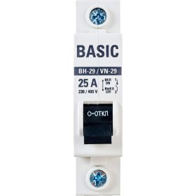 Выключатель нагрузки EKF 1P ВН-29 Basic 25А SQSL29-1-25-bas (артикул 16126431) – фото 1