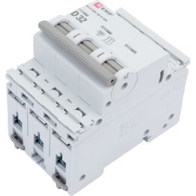 Автоматический выключатель EKF 3P 32А (D) 6кА ВА 47-63N PROxima M636332D (артикул 25560957) – фото 1