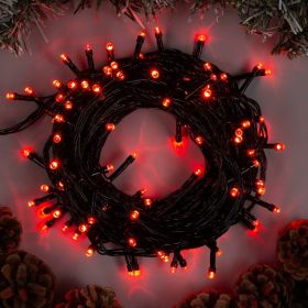 Гирлянда-нить Luazon ECO, IP20, 10 м, Н.Т. LED-100-220V, 8 режимов, красный 3556794 (артикул 19308462) – фото 1