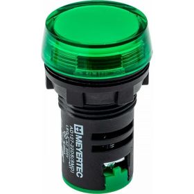 Сигнальная LED лампа MEYERTEC зеленый, 220V AC/ DC IP65 MT22-S33 арт. 00000100737 (артикул 22641891) – фото 1