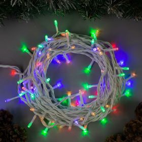 Гирлянда-нить Luazon ECO, IP44, 10 м, Н.Б., LED-100-220V, 8 режимов, мульти 3584134 (артикул 19563480) – фото 1