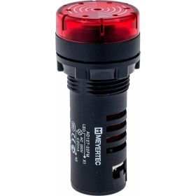 Звонок MEYERTEC с подсветкой, 80дБ, красный 220V AC MT22-SM220 арт. 00000079281 (артикул 22641831) – фото 1