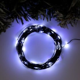 Гирлянда-нить Luazon ROSA, IP20, 10 м, Н.Ч. LED-100-12V, БП в комплекте, фиксинг, белый 5198366 (артикул 19293876) – фото 1