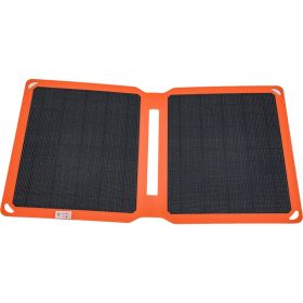 Солнечная влагозащищенная батарея TopOn 10w usb 5v 2a, ip67, складная на 2 секции TOP-SOLAR-10 (артикул 23948775) – фото 1