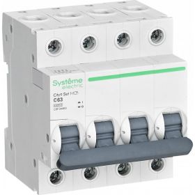 Автоматический выключатель Systeme Electric City9 set ав с 63а 4p 4.5ka 400в C9F34463 (артикул 26626302) – фото 1