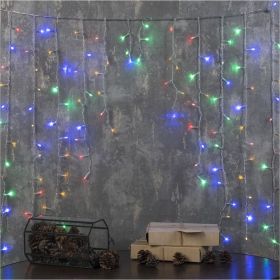 Бахрома Luazon ECO Арка, IP20, Ш1 м, В1 м, Н.С. LED-126-220V, 8 режимов, мульти 1080429 (артикул 19565244) – фото 1