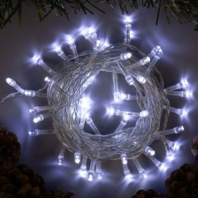 Гирлянда-нить Luazon ECO, IP20, 5 м, Н.С. LED-50-220V, 8 режимов, белый 3556756 (артикул 19309284) – фото 1