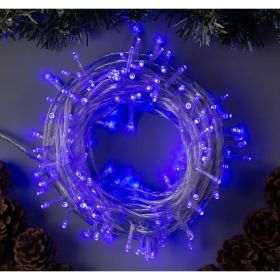Гирлянда-нить Luazon ECO, IP20, 20 м, Н.С. LED-200-220V, 8 режимов, синий 3556806 (артикул 19308540) – фото 1