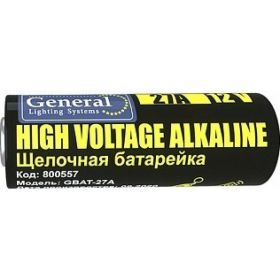 Батарейка General Lighting Systems GBAT-27А щелочная (для брелков) 5pcs/card 800557 (артикул 21531808) – фото 1