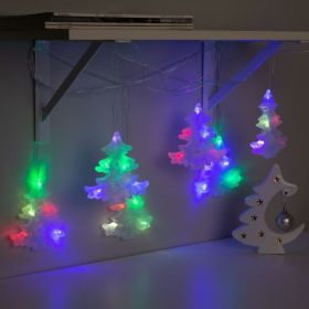 Гирлянда-нить Luazon DCR, 2 м, елка матовая 14х11 см, IP20, Н.С., LED-30-220V, мультиколор 3612451 (артикул 19308522) – фото 1