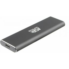 Внешний корпус AgeStar USB 3.1 Type-C M.2 NVME (M-key), алюминий, серый, 31UBNV1C (GRAY) (артикул 21213034) – фото 1