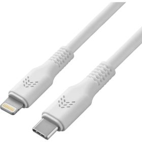 Зарядный кабель ROCKET Flex USB-C,Lightning 1 м, оплетка TPE RDC510WH01FL-CL (артикул 28947566) – фото 1
