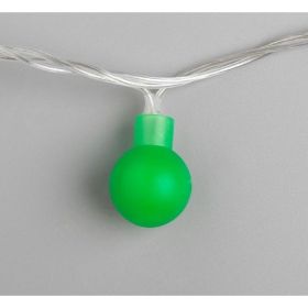 Нить Luazon DCR 5 м, с насадками Шарики Зеленые, IP20, Н.С. LED-30-220V, 8 режимов, зеленый 3590703 (артикул 19579110) – фото 1