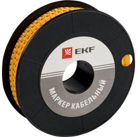 Кабельный маркер EKF PROxima 1,5 мм2, L, 1000 штук, ЕС-0 plc-KM-1.5-L (артикул 16500798) – фото 1