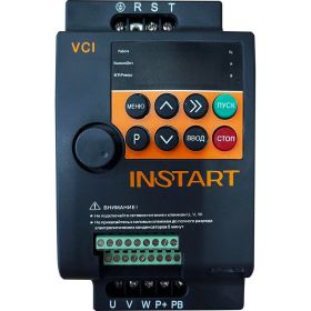 Преобразователь частоты INSTART vci-g1.5-2b 1.5квт, 7.0а, 1ф, 220в, 50гц/60гц, ip20 00110300 110300 (артикул 26758796) – фото 1