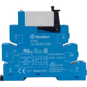Интерфейсный модуль реле Finder 2 CO конт. 8а, = 240в Ac/Dc, винт. зажимы, 385202400060 (артикул 18577207) – фото 1