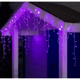 Бахрома Luazon SPEC, IP44, УМС, Ш3м, В0.6м, Н.Б. 3W LED-160-220V, фиолет 1080179 (артикул 19565580) – фото 1